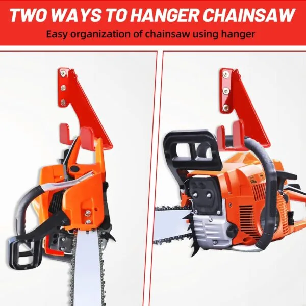 FVNANL Chainsaw Holder Wall Mount Chainsaw Hanger - Image 2