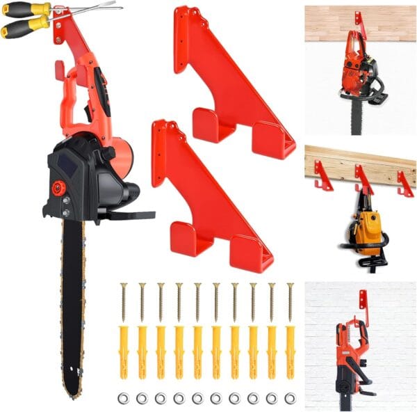 FVNANL Chainsaw Holder Wall Mount Chainsaw Hanger